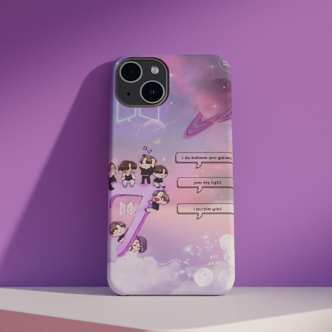 I Purple YOU - BTS Matte Finished Phone cases