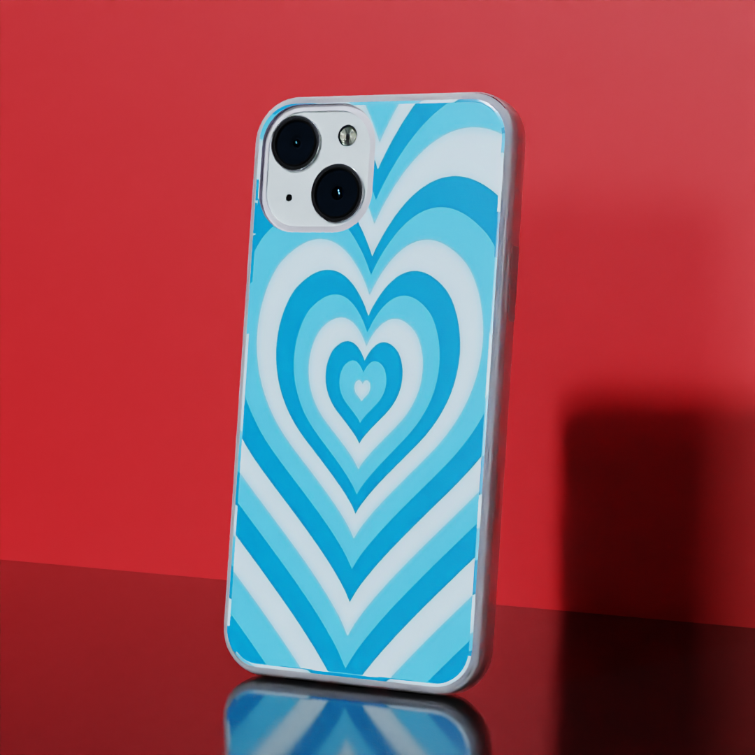 Blue Love Vibes - Soft Transparent Silicon Case