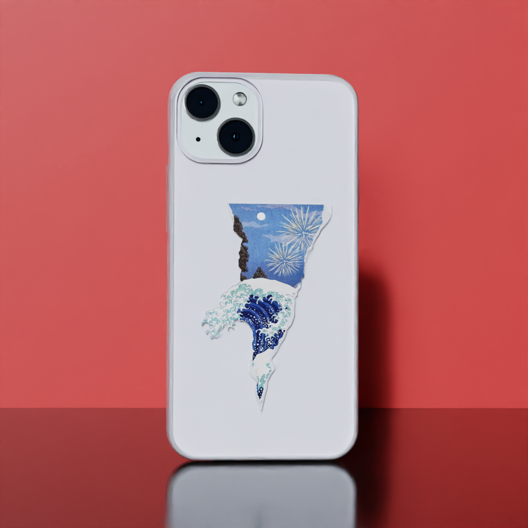 Ocean Wave- Soft Transparent Silicon Case