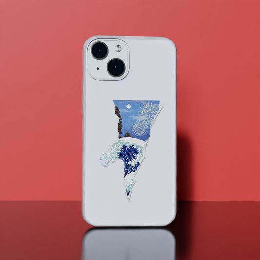 Ocean Wave- Soft Transparent Silicon Case