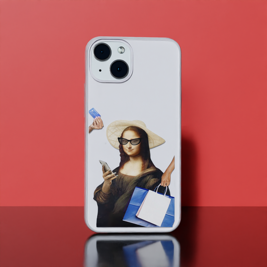 Modern Monalisa - Soft Transparent Silicon Case