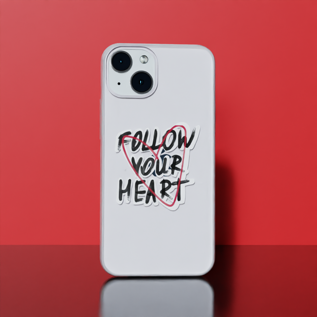 Follow Your Heart - Soft Transparent Silicon Case