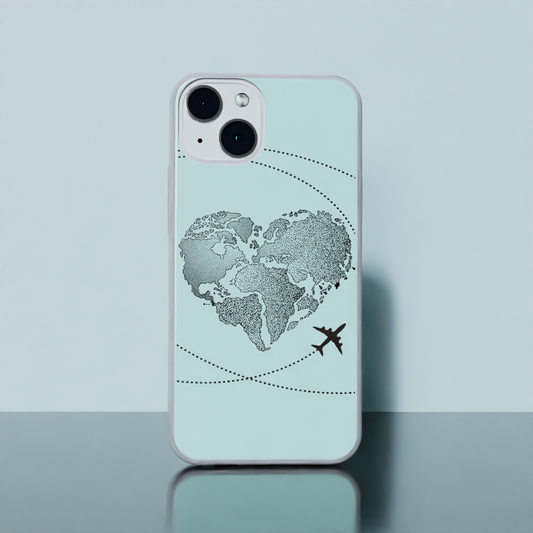 Love Travel  - Soft Transparent Silicon Case