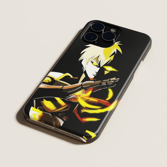 Genos one punch man - Matte Finish Hard Case