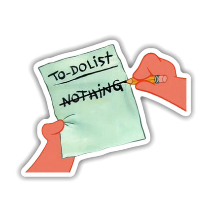 To Do List Sticker