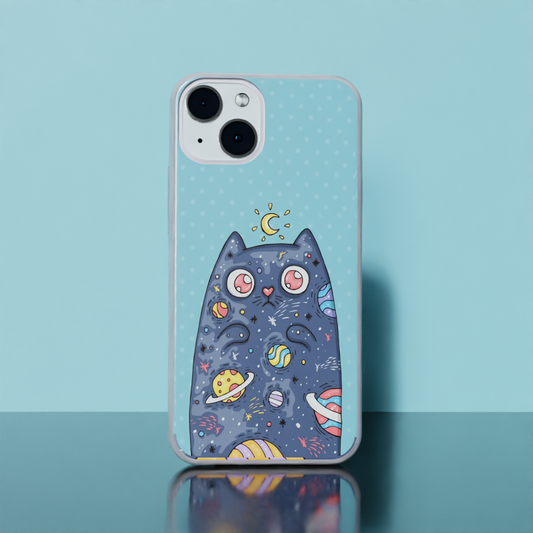 Purrrfect Universe- Soft Transparent Silicon Case