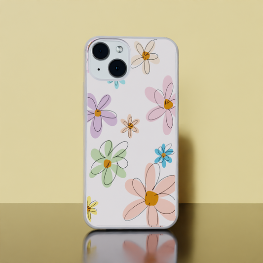 Floral Harmony - Soft Transparent Silicon Case