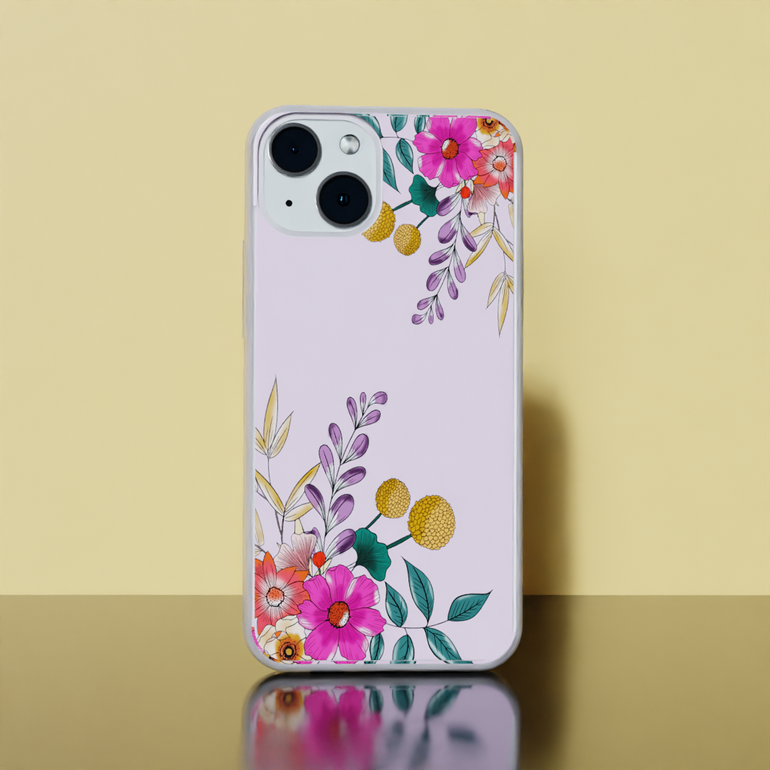 Blossom Breeze - Soft Transparent Silicon Case