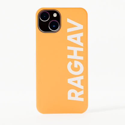 Personalized Vertical Name Matte Finished Case