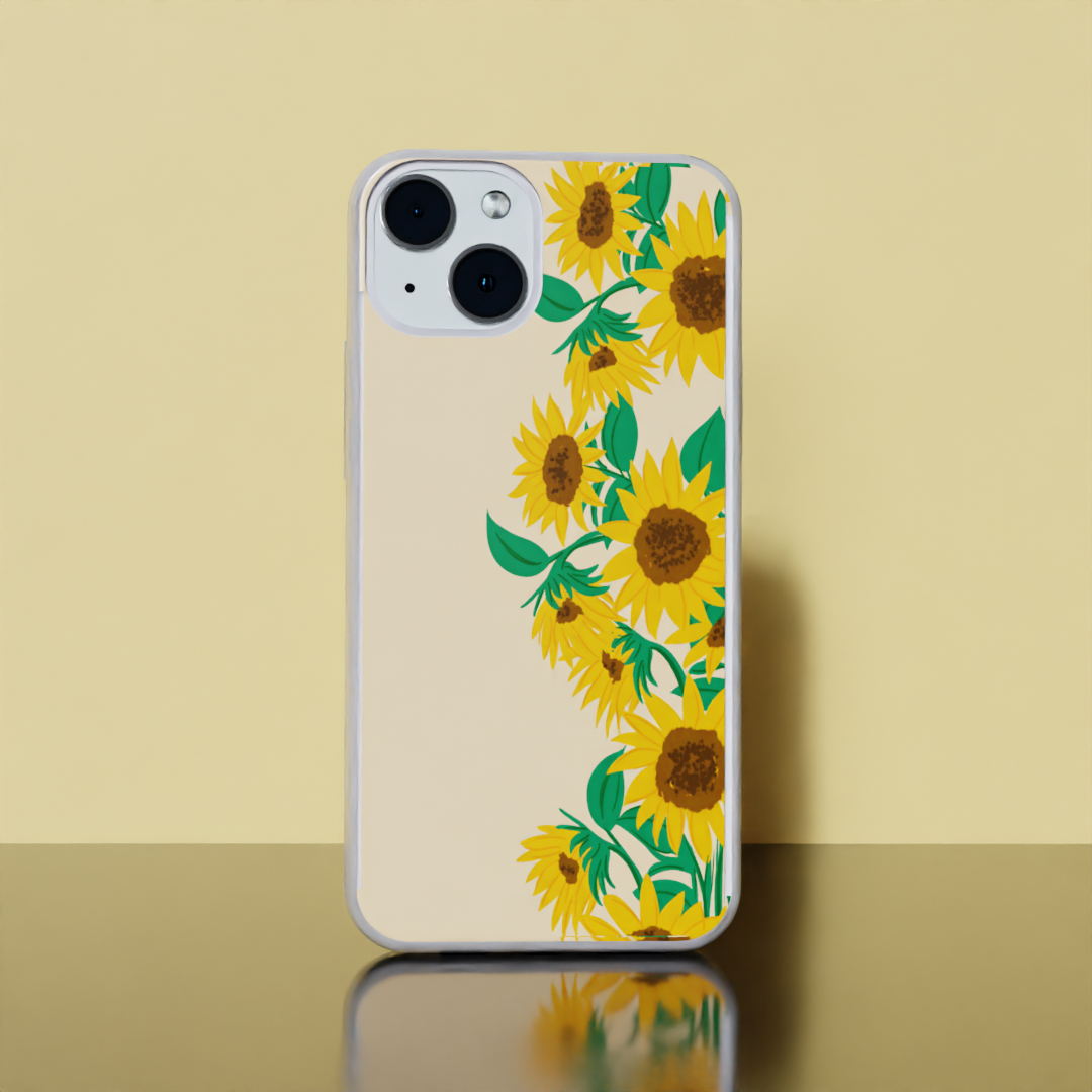 Sunflower Bliss - Soft Transparent Silicon Case