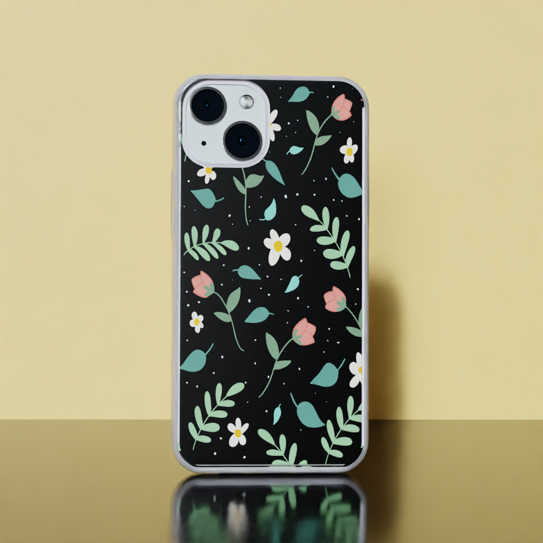 Garden Whisper - Soft Transparent Silicon Case