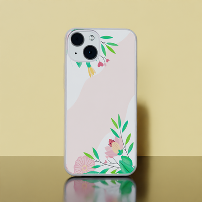 Botanical Bliss - Soft Transparent Silicon Case