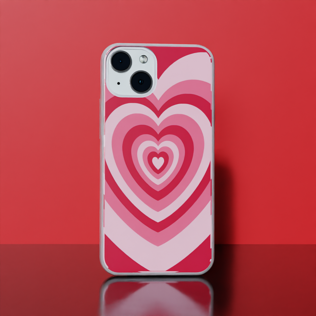 Red Love Vibes - Soft Transparent Silicon Case