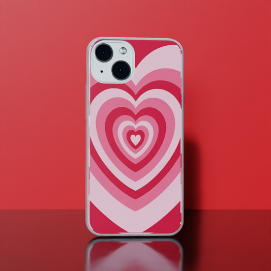 Red Love Vibes - Soft Transparent Silicon Case