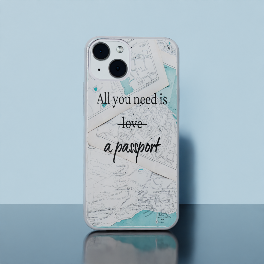 All You Need Is A Passport - Soft Transparent Silicon Case