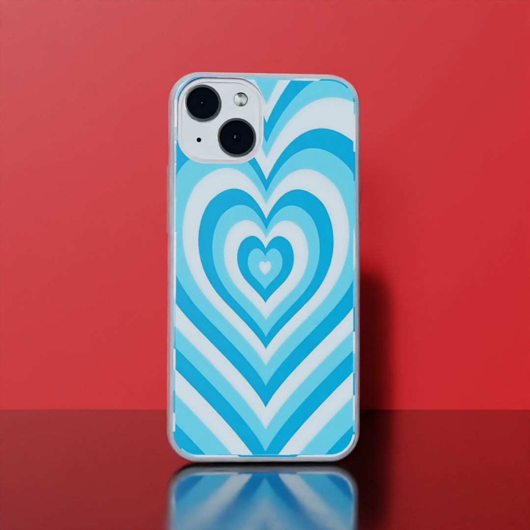 Blue Love Vibes - Soft Transparent Silicon Case