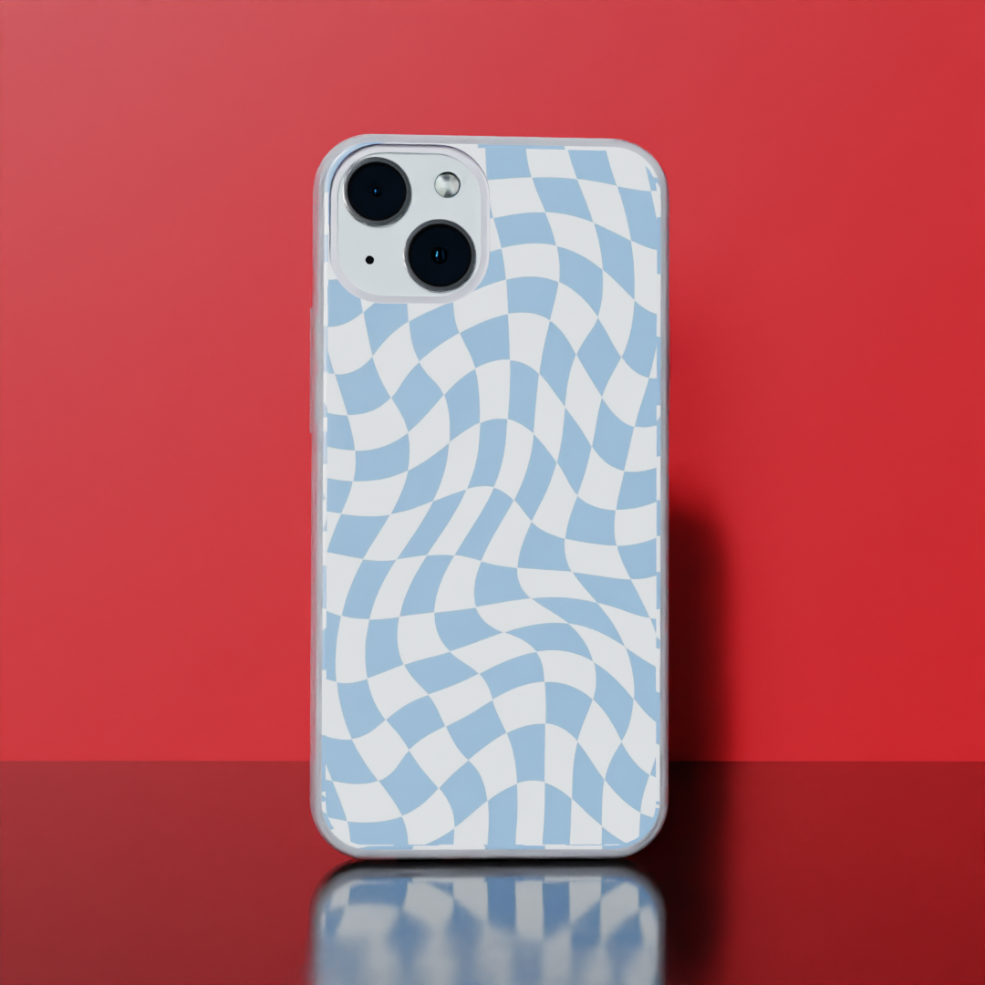 Checker Box  - Soft Transparent Silicon Case