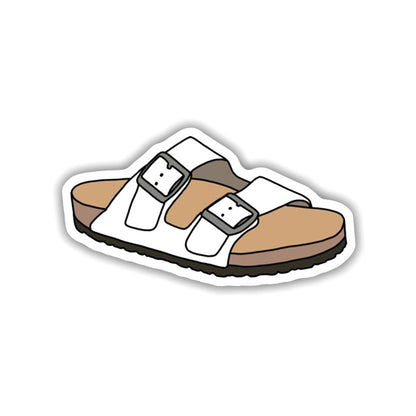 White Birkenstock Sandal Sticker