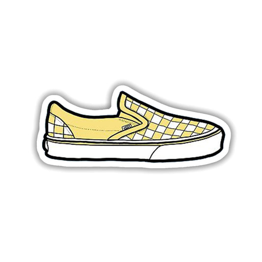 Yellow Sneaker Sticker