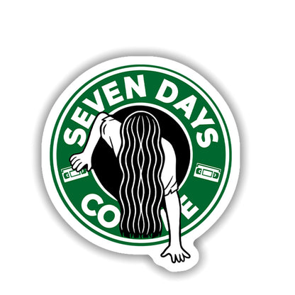 Seven Days Coffee Sticker