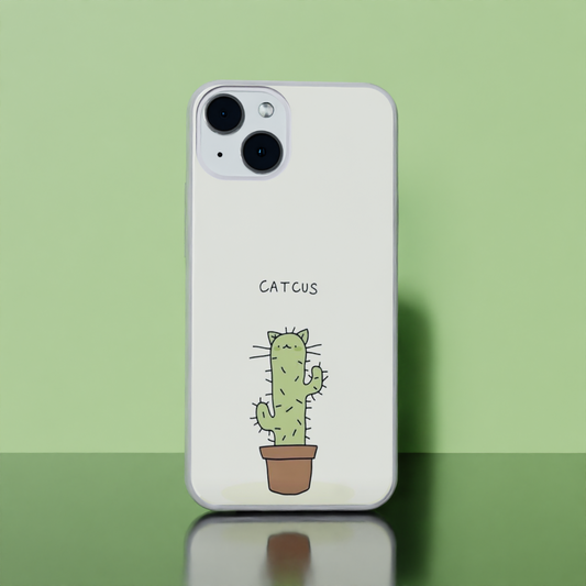 Catcus - Soft Transparent Silicon Case