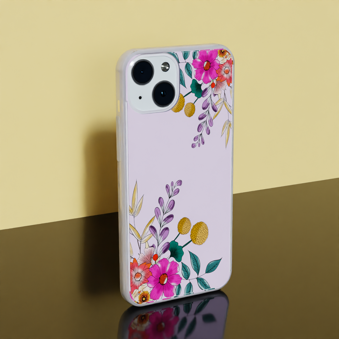 Blossom Breeze - Soft Transparent Silicon Case