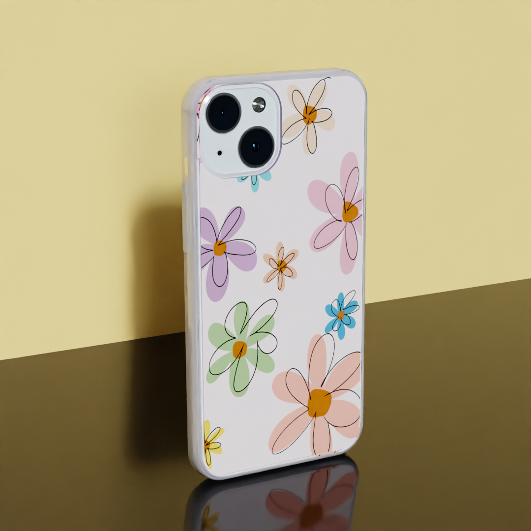 Floral Harmony - Soft Transparent Silicon Case