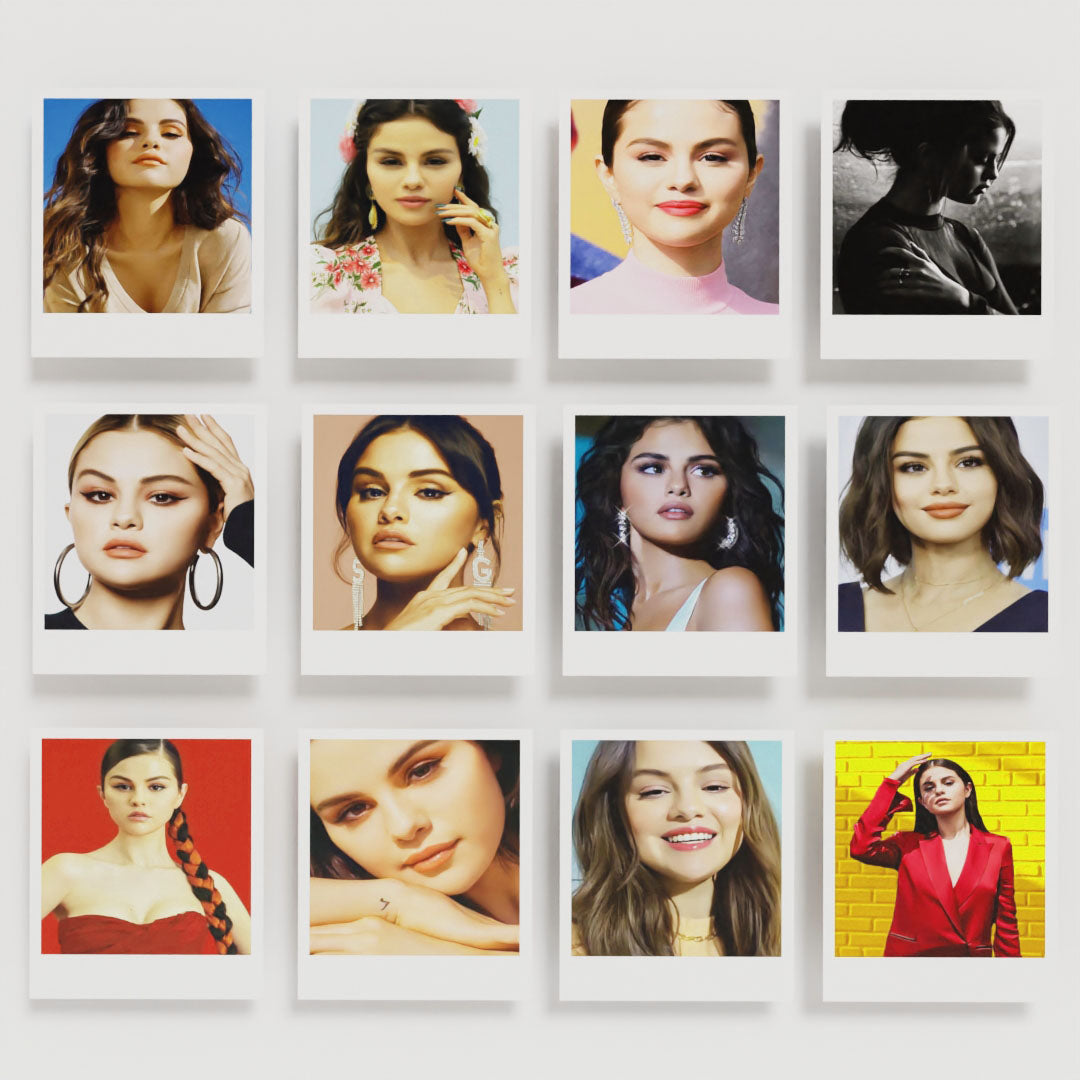 Selena Gomez Polaroids Pack Of 12