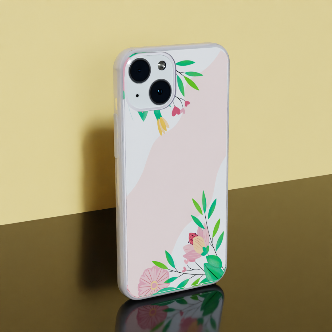 Botanical Bliss - Soft Transparent Silicon Case