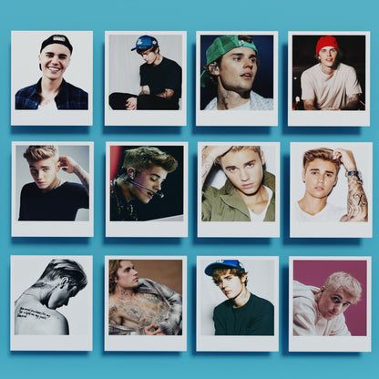 Justin Bieber Polaroids Pack Of 12