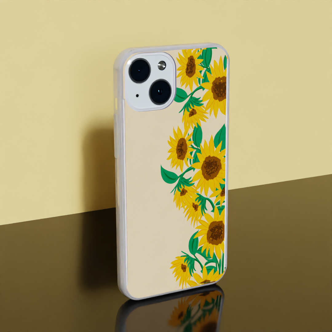 Sunflower Bliss - Soft Transparent Silicon Case