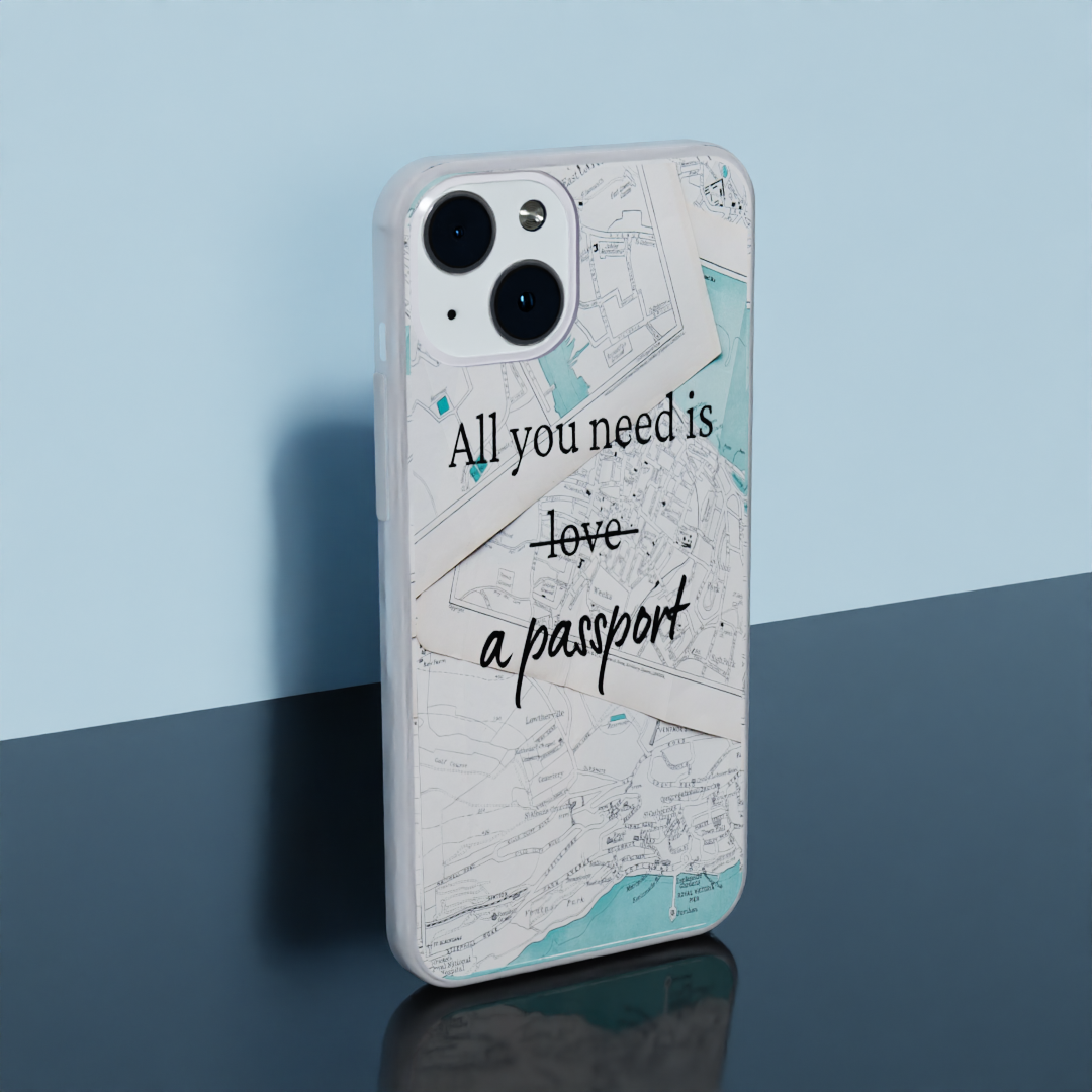 All You Need Is A Passport - Soft Transparent Silicon Case