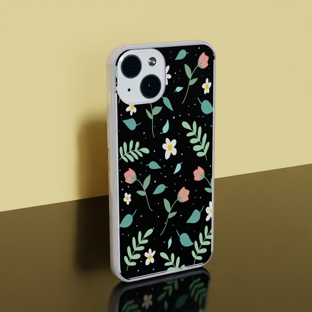 Garden Whisper - Soft Transparent Silicon Case