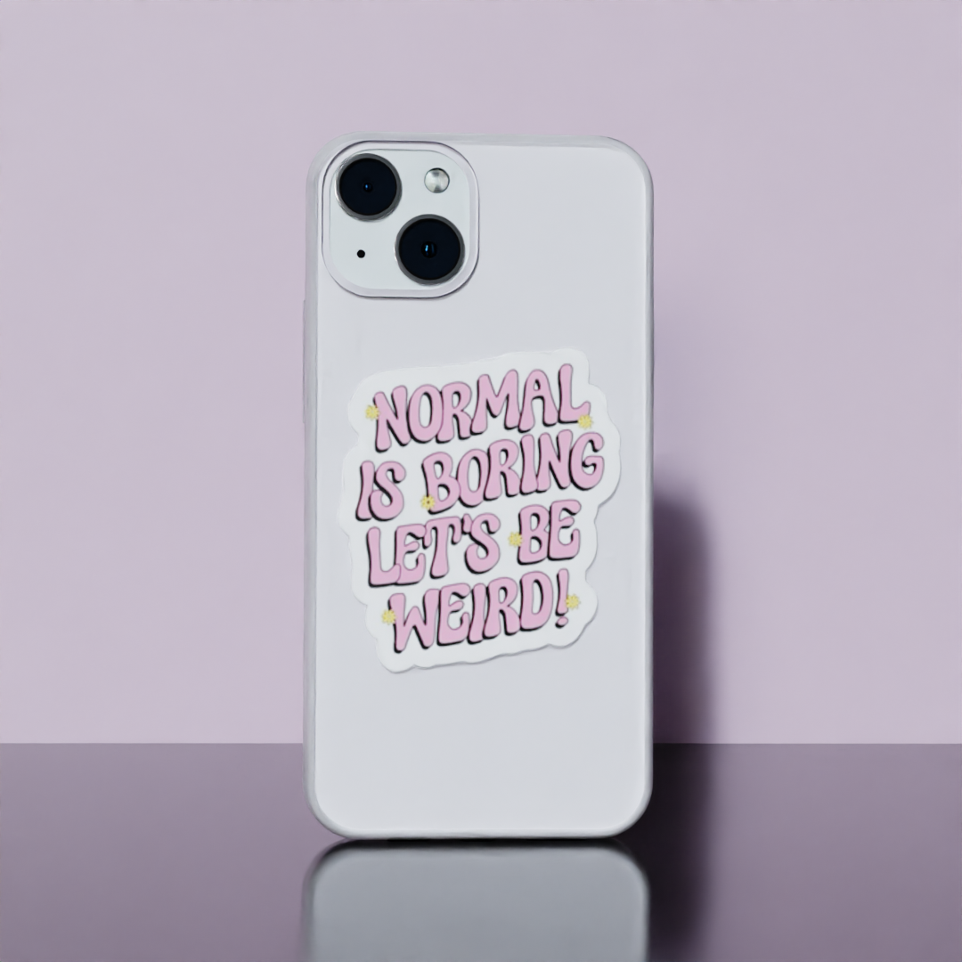 Let's Be Weird - Soft Transparent Silicon Case