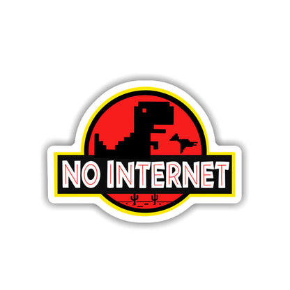 No Internet Sticker