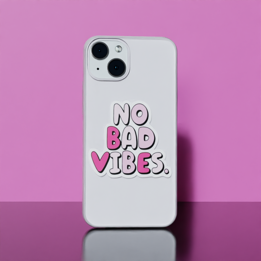 No Bad Vibes - Soft Transparent Silicon Case