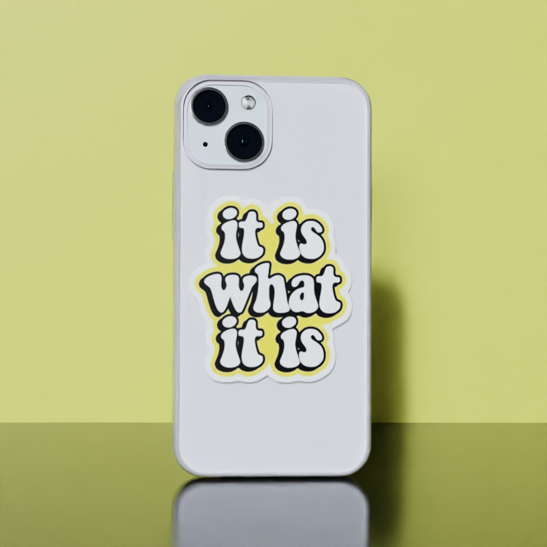 What It Is - Soft Transparent Silicon Case