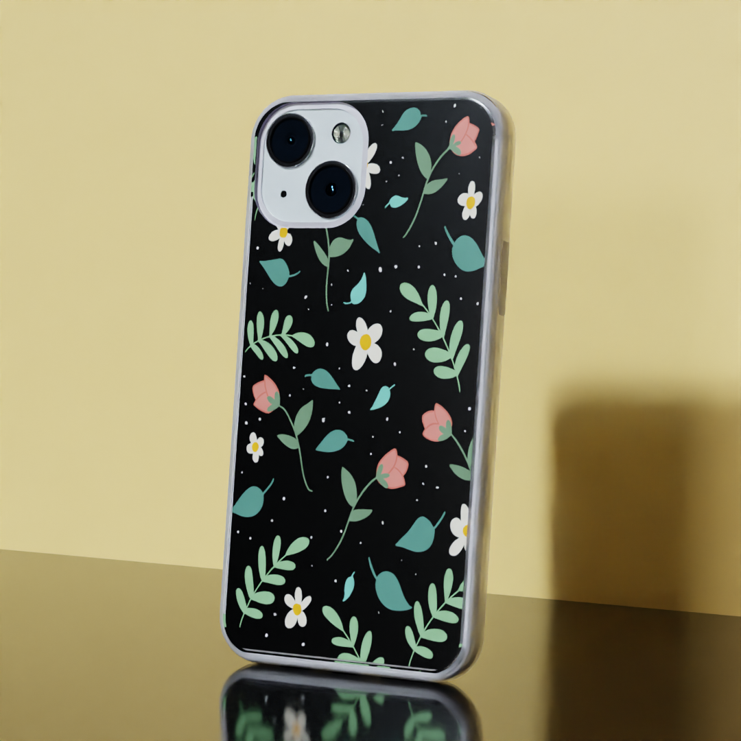 Garden Whisper - Soft Transparent Silicon Case