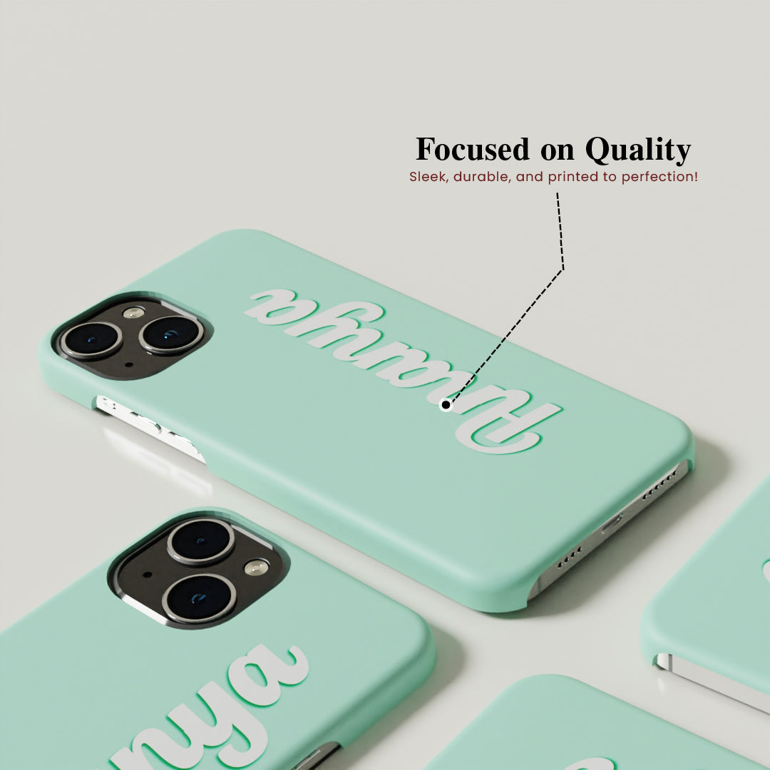 Mint Elegance Matte Finished Case