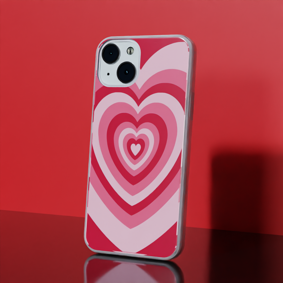 Red Love Vibes - Soft Transparent Silicon Case