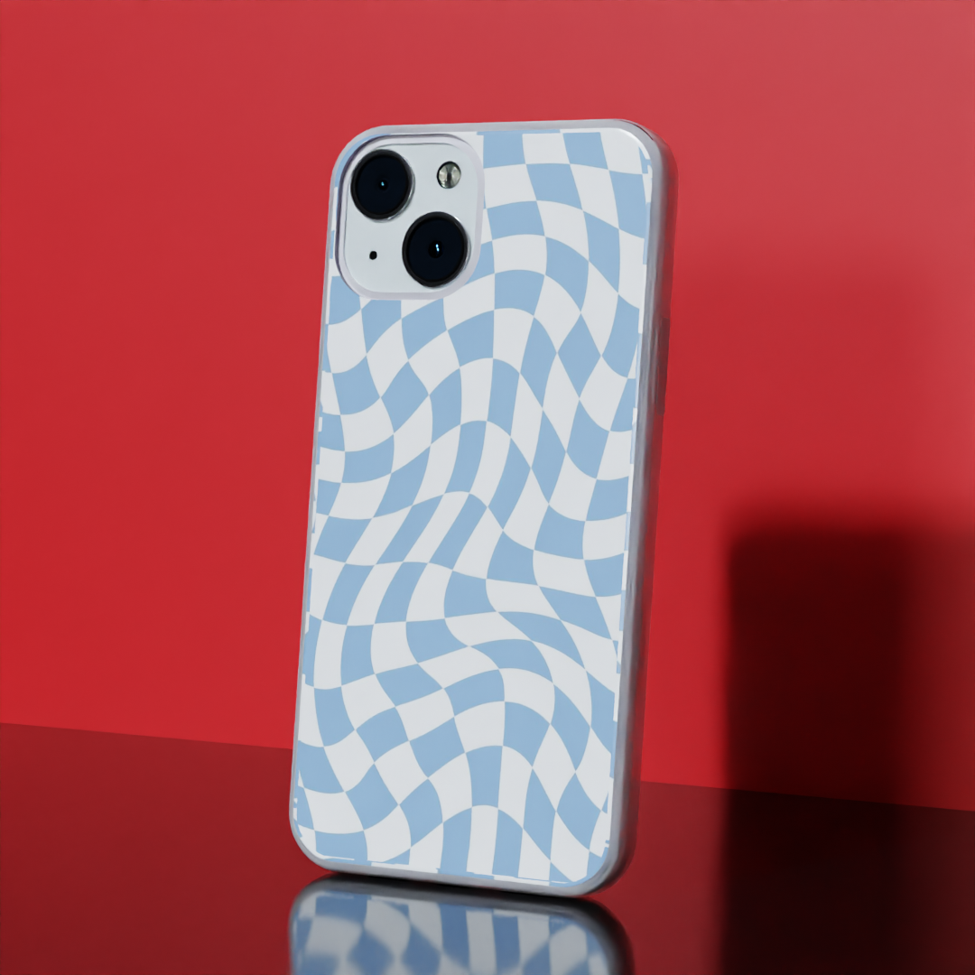 Checker Box  - Soft Transparent Silicon Case