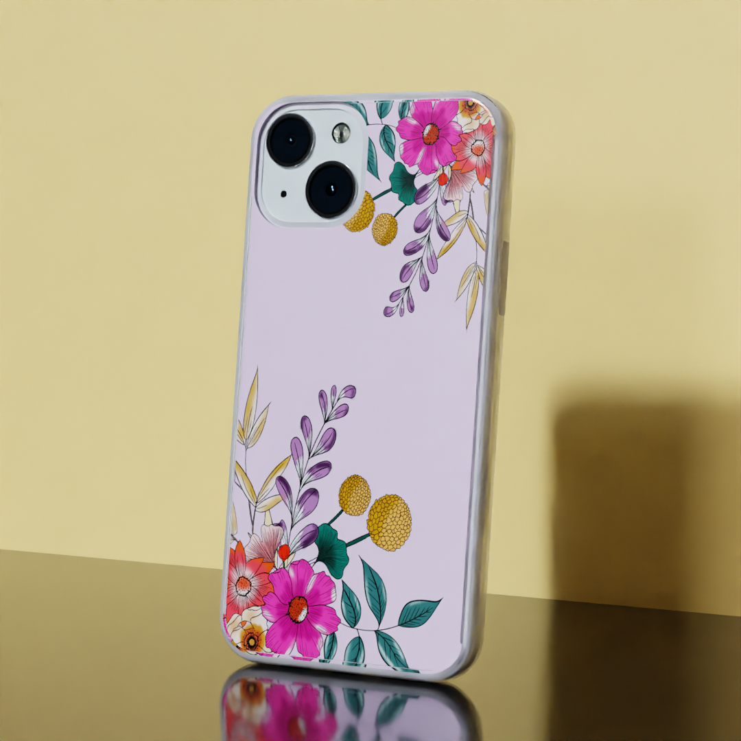 Blossom Breeze - Soft Transparent Silicon Case