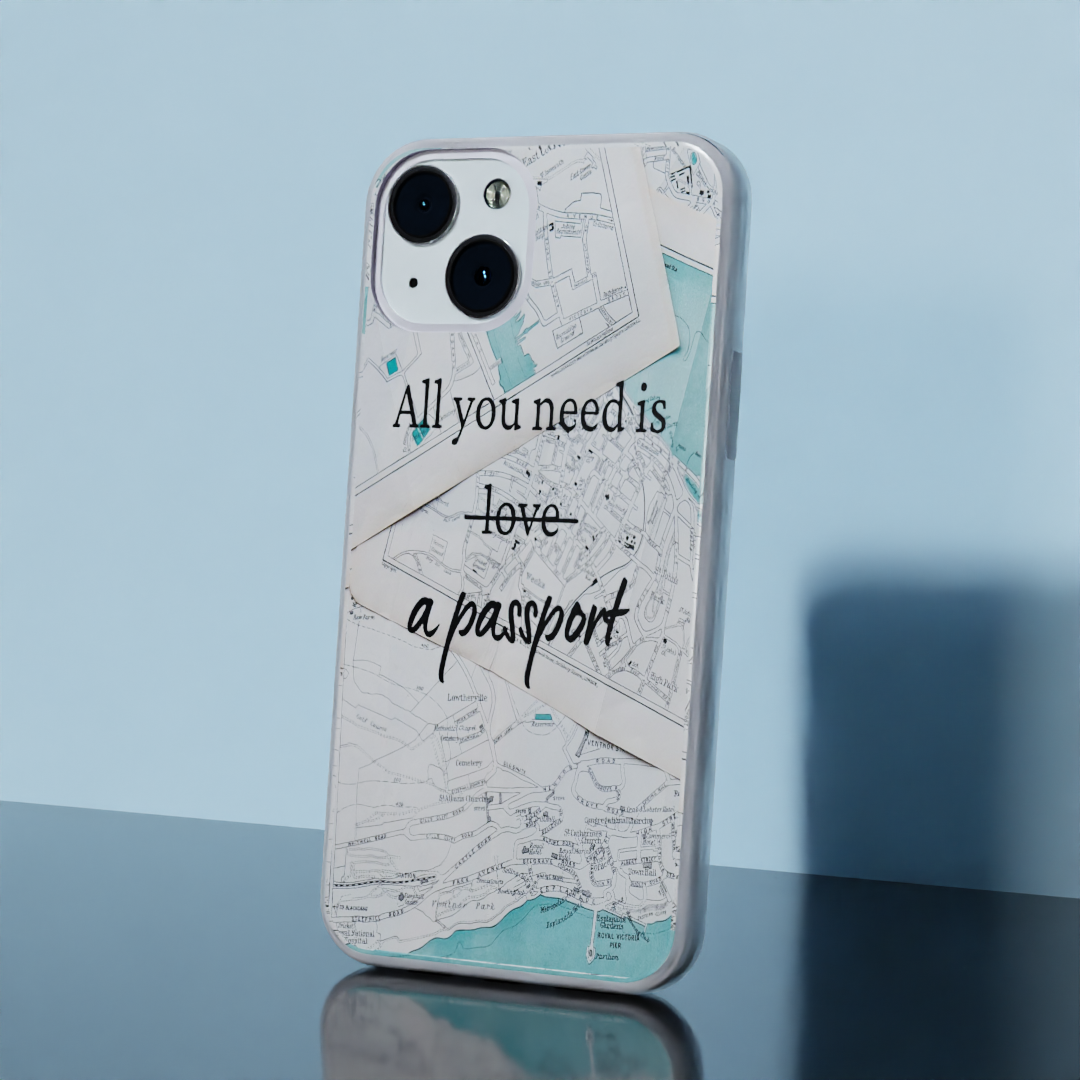 All You Need Is A Passport - Soft Transparent Silicon Case