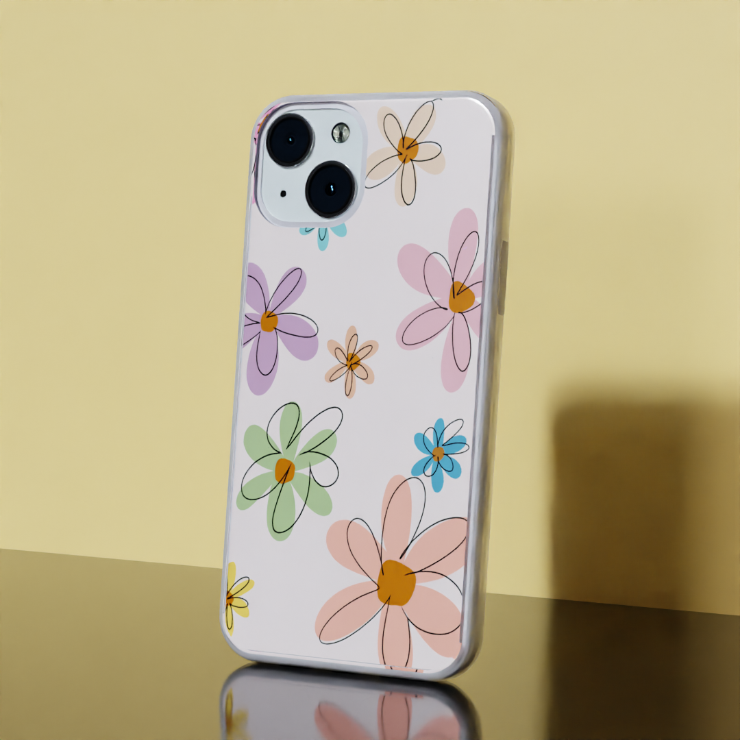 Floral Harmony - Soft Transparent Silicon Case