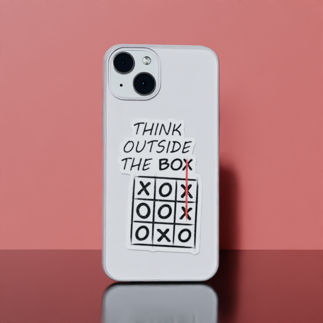 Think Outside The Box - Soft Silicon Phone Cover