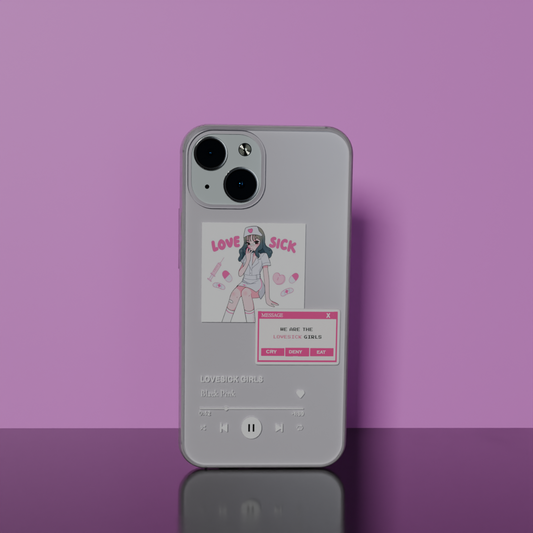 Love Sick - Soft Transparent Silicon Case