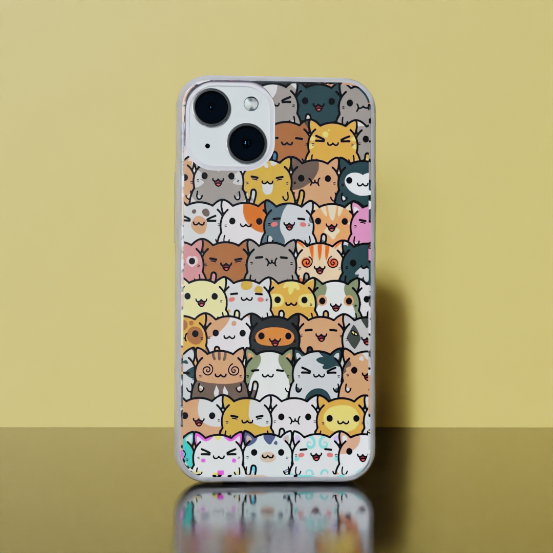 Cutie Pattern - Soft Transparent Silicon Case