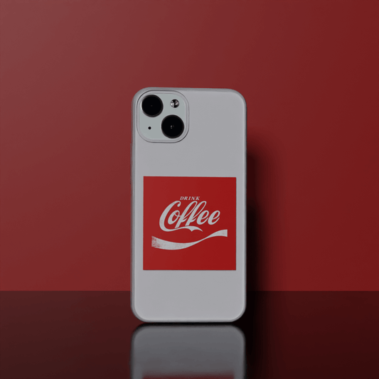 Drink Coffee  - Soft Transparent Silicon Case