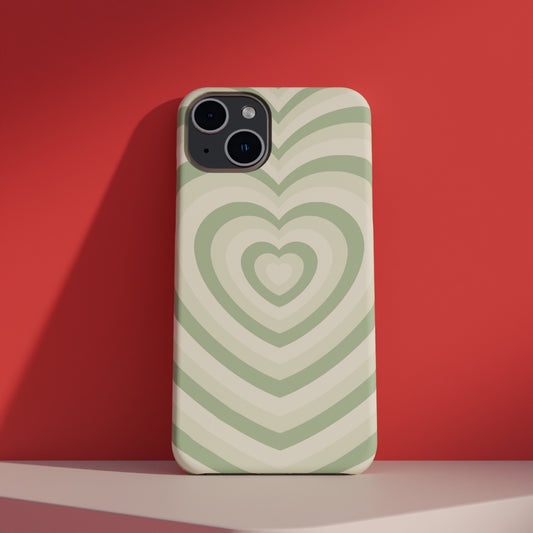 Green Heart - Matte Finished Phone case