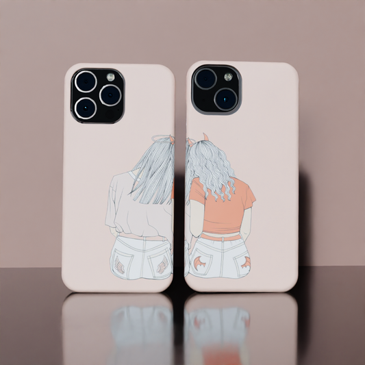 Angle & Devil Couple Case - Matte Finished Phone case